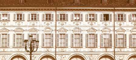 Turin facade vintage