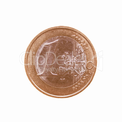 Coin isolated vintage