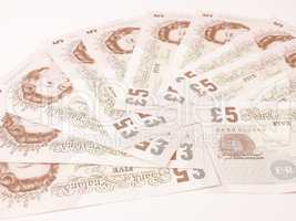 Pound note vintage