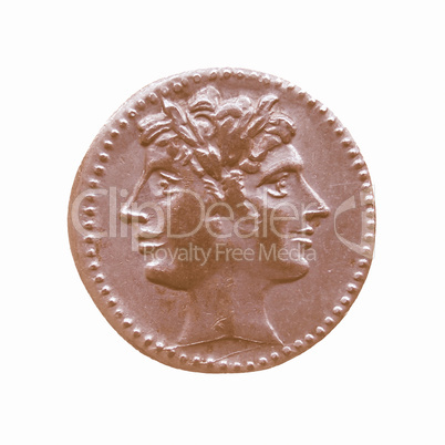 Coin isolated vintage