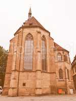 Stiftskirche Church, Stuttgart vintage