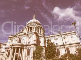 St Paul Cathedral London vintage