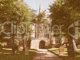 Holy Trinity church in Stratford upon Avon vintage