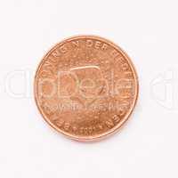 Dutch 5 cent coin vintage