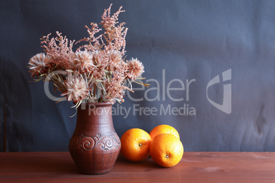 Flowers And Oranges