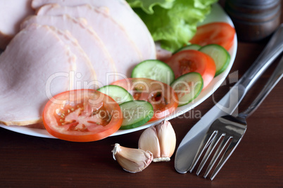Salad With Ham