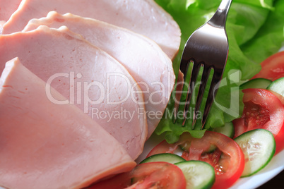 Salad With Ham