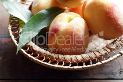 Bowl With Peach