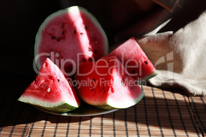 Watermelon Under Sunlight