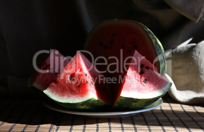 Watermelon Under Sunlight