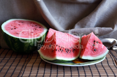 Sliced Watermelon