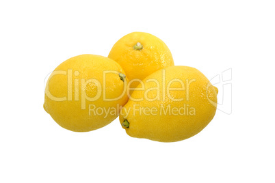 Lemons On White