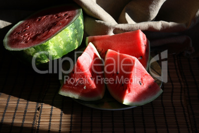 Watermelon Under Sunlight