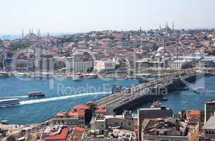 Galata Bridge In Istanbul