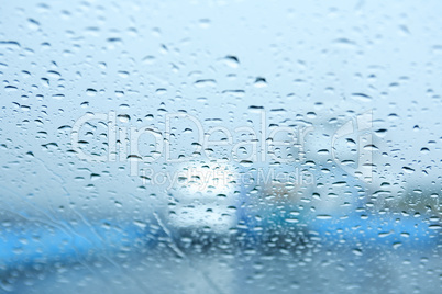 Drops On Glass