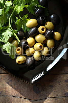 Olives On Plate