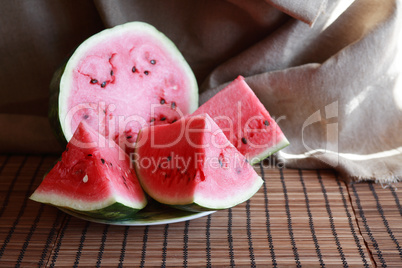 Sliced Watermelon