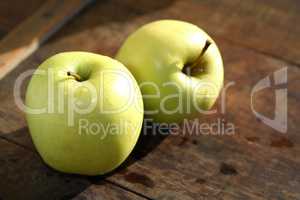 Apples On Wood