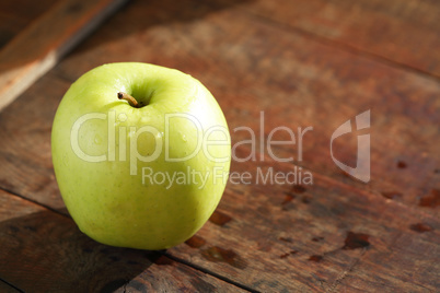 Apple On Wood