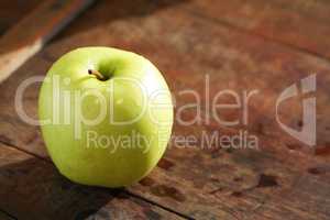 Apple On Wood