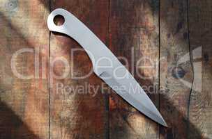 Knife On Wood