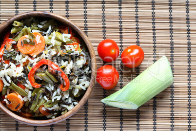 Rice And Vegetables