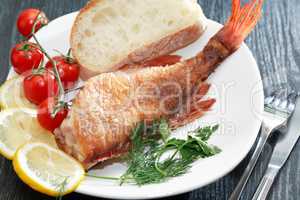 Fried Sea Bass