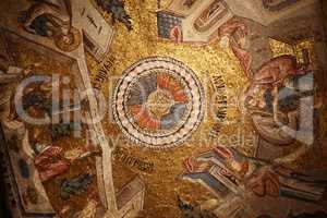 Byzantium Mosaic In Kariye Museum
