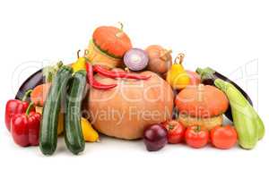 collection fresh vegetables