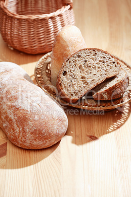 Freshness Bread On Wood