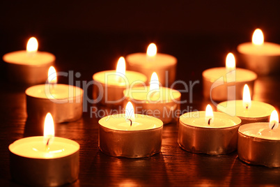 Candles On Dark