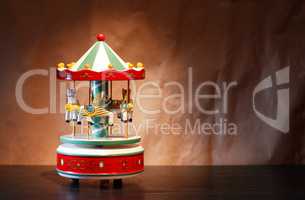 Wooden Toy Carousel