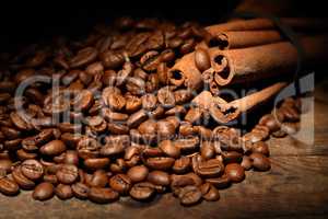 Coffee Beans And Cinnamon