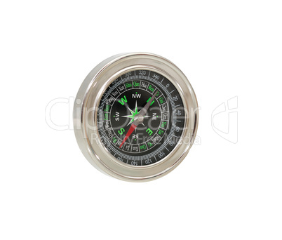 Compass On White