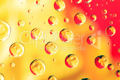 Yellow Drops Background