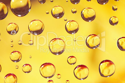 Yellow Drops Background