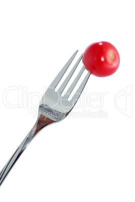 Cherry Tomato On Fork