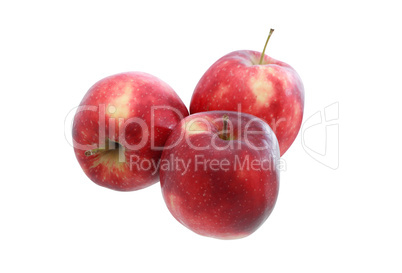 Three Red Apples