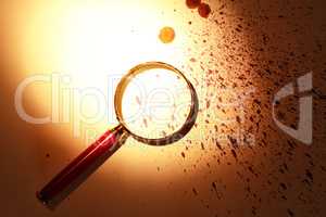 Magnifying Glass On Paper