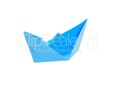 Blue Paper Boat