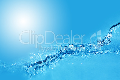 Blue Water Background