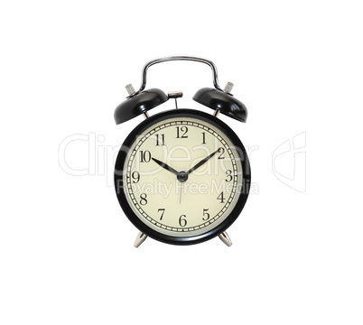 Alarm Clock On White