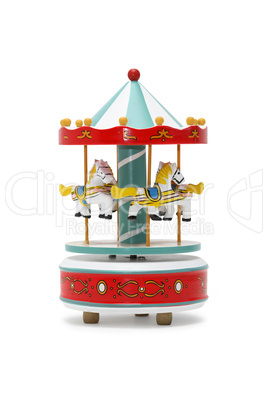 Wooden Toy Carousel