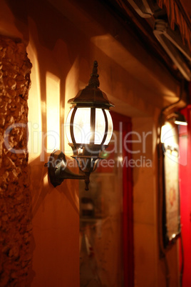 Lantern On Wall