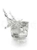 Glass With Splashing Water