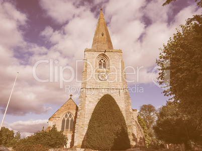 St Mary Magdalene church in Tanworth in Arden vintage