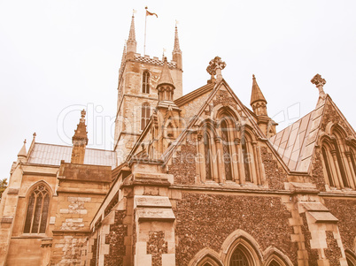 Southwark Cathedral, London vintage