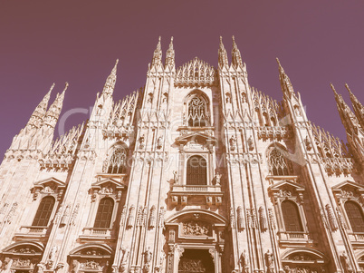 Milan Cathedral vintage