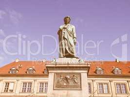 Schiller statue, Stuttgart vintage