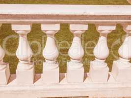 Baroque balustrade vintage